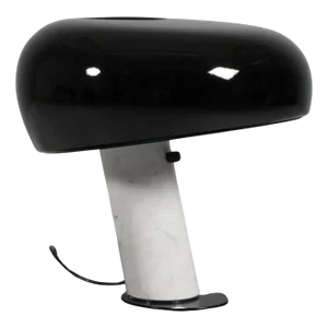 Black Snoopy Table Lamp attributed to Achille Castiglioni for Flos