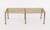 Georgian Brass Footman, 19th century or earlier, the slatted top above six legs. 9.25" H x 29.5" W x 11.75" D. Provenance:...