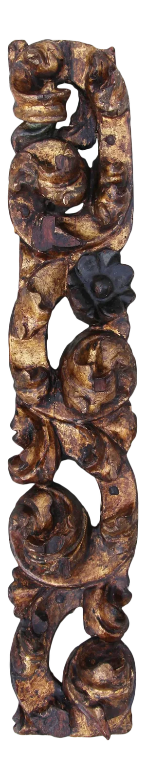18th Century Wooden Baroque Gold Leaf Ornament