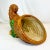 1980s Vintage Majolica Americana Rustic Thanksgiving Cornucopia Decorative Object. For Sale - Image 10 of 11