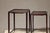 Small Size Dark Rosewood Nesting Tables with Humpback Stretchers - Set of 5 For Sale - Image 12 of 12