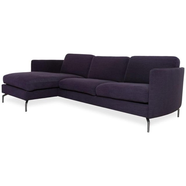 Fabric Osaka Corner Sofa in Blue Purple Aubergine from BoConcept For Sale - Image 15 of 15