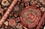 1990s Shabby Chic 1990's Pak-Persian Black/Pink Wool Rug - 6'2'' X 9'2'' For Sale - Image 5 of 9