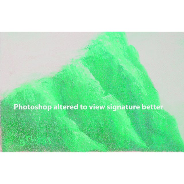 Early 20th Century Winter Snowy Cabin Oil Painting Signed Landscape For Sale In Monterey, CA - Image 6 of 7