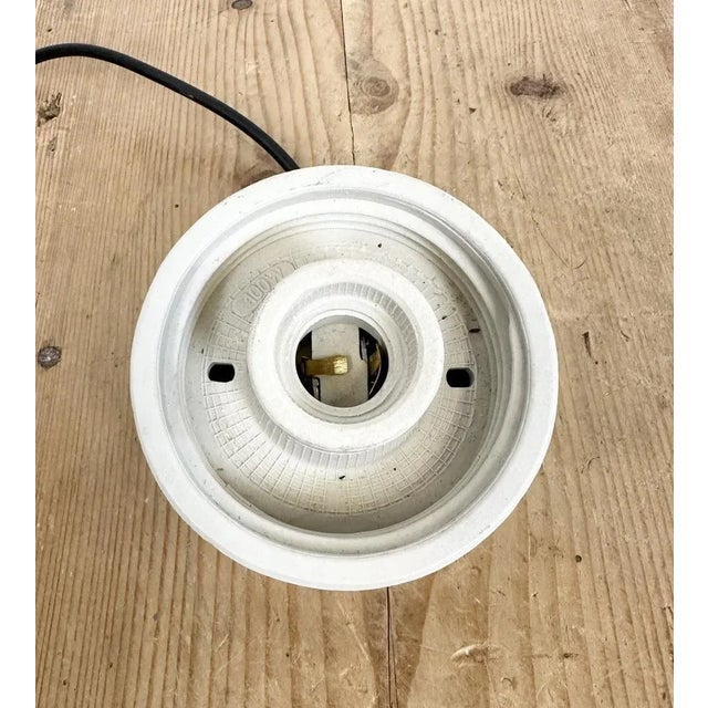 Vintage White Porcelain Wall Light, 1970s For Sale - Image 10 of 13