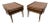 Mid-Century Modern Lane 1st Edition Walnut Side Tables - Set of 2 For Sale