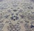 Textile Floral Vintage Oushak in Blue and Cream With All-Over Design 8'0 X 10'7 For Sale - Image 7 of 13
