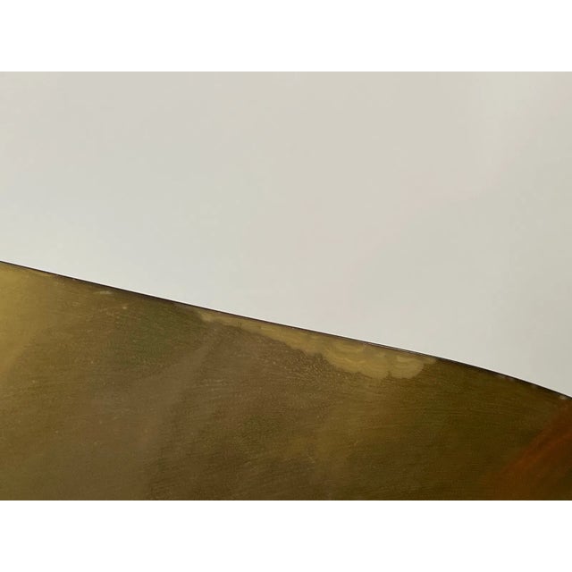 1970s Joseph McDonnell (American) Abstract Flowing Curves Metal Sculpture For Sale - Image 11 of 12