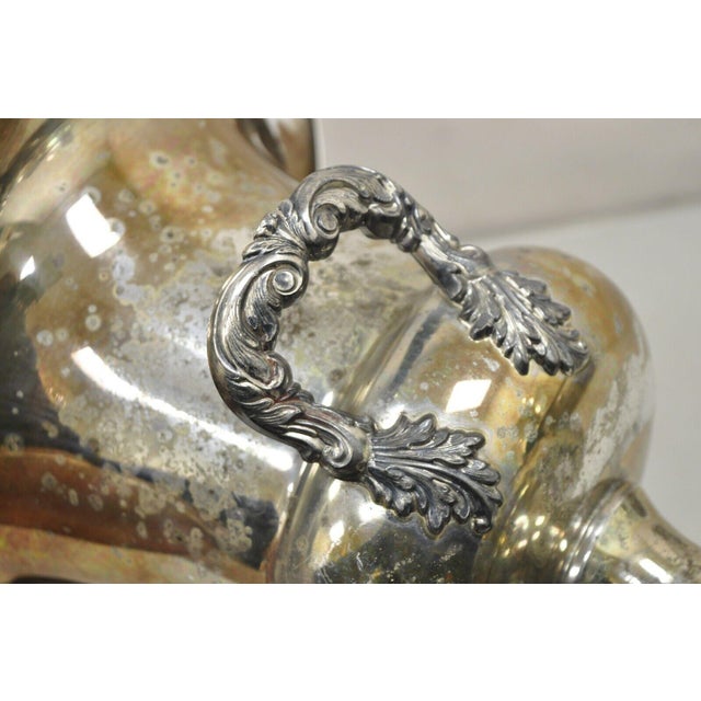 Vintage Trophy Cup Worn Silver Plated Champagne Chiller Ice Bucket by Bristol For Sale - Image 12 of 12