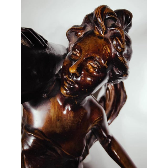 Large Bronze Figurine by Charles Théodore Perron, 1880s For Sale - Image 10 of 14