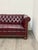 Beautiful Oxblood red leather chesterfield sofa in good condition