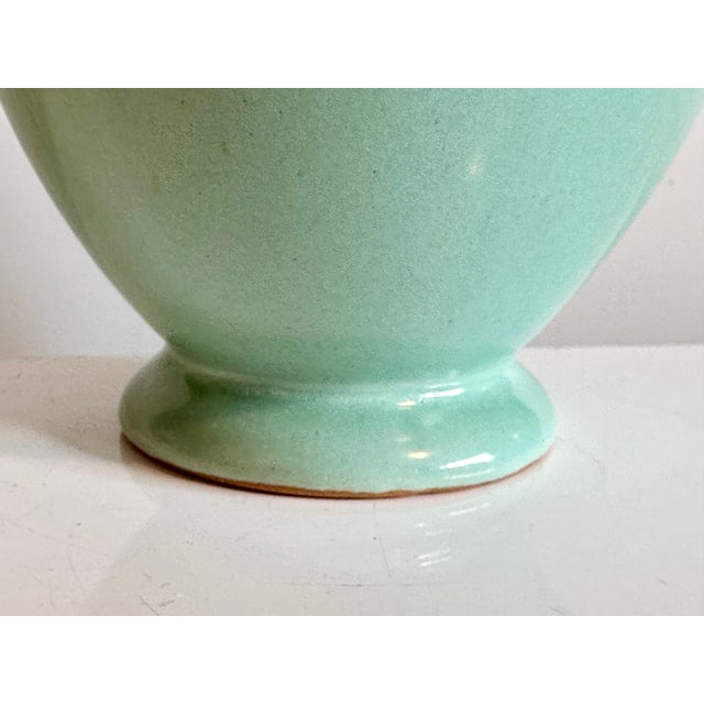 1950s Mid-Century Ceramic Vase with Celadon Glaze by Steuler Keramik, Germany, 1950s For Sale - Image 5 of 13