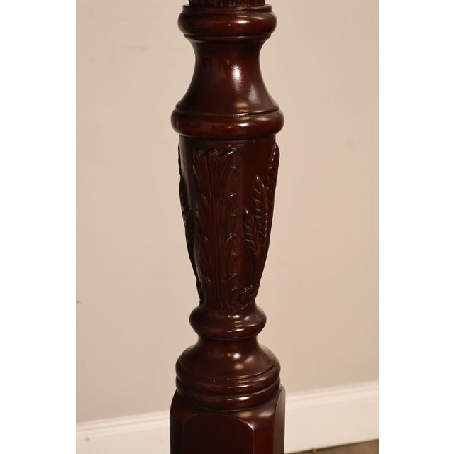 Craftique Mebane Rice Traditional Mahogany King Four Poster Bed For Sale - Image 11 of 18