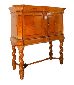 Belle Epoque Stollen Cabinet with Baroque Elements, Italy, 1930s
