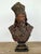 Realism Vintage Patinated Bust of Man For Sale - Image 3 of 12