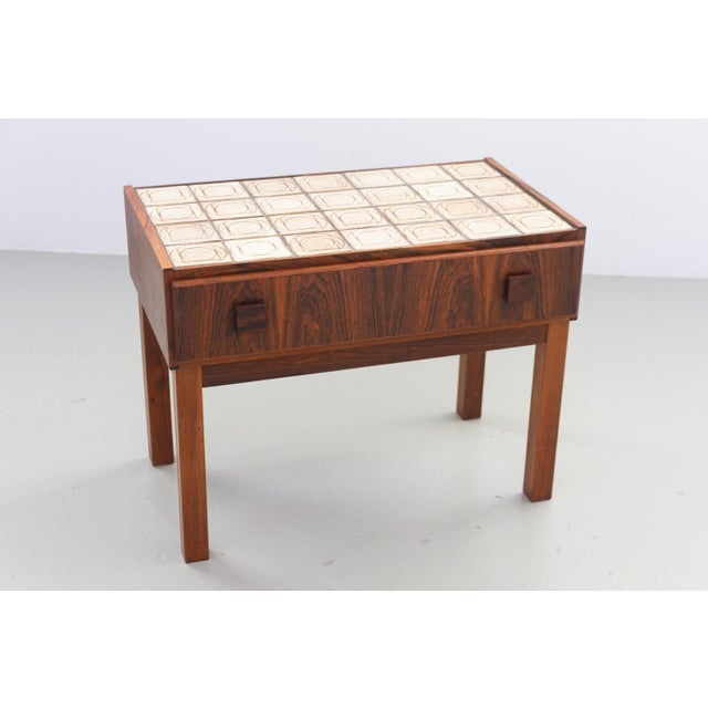 Danish Modern Rosewood and Tile Hallway Dresser, 1960s For Sale - Image 16 of 16