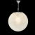 1970s Mid-Century White and Crystal Murano Glass Reticello Light by Mario Botta for Venini, 1970s For Sale - Image 5 of 18