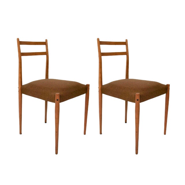 Set of Italian Side Chairs by Gio Ponti for Fratelli Reguitti, 1950s For Sale