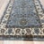 Contemporary 2x10 Blue Hand-Knotted Wool Floral Cartouches Classic Traditional Carpet Rug For Sale - Image 3 of 7
