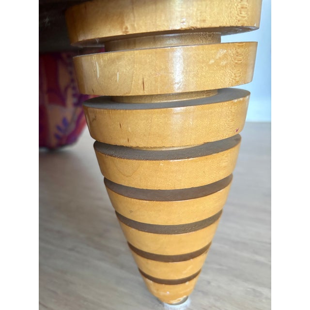 Directional 1990s Postmodern Barrel Chairs For Sale - Image 4 of 7