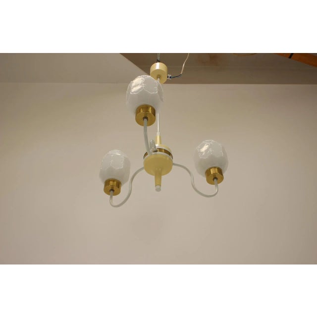 Mid-Century Chandelier by Instala Jilove U Decina, 1970s For Sale - Image 4 of 12