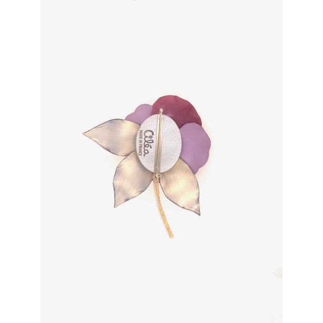 The Ciléa Bijoux Serail brooch is an is crafted from high-quality resin, the Emaline. This delicate flower captures the...
