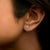 Early 21st Century .925 Sterling Silver 1/10 cttw Prong Set Round-Cut Trio Diamond Stud Earrings (I-J Color, I3 Clarity) For Sale - Image 5 of 6