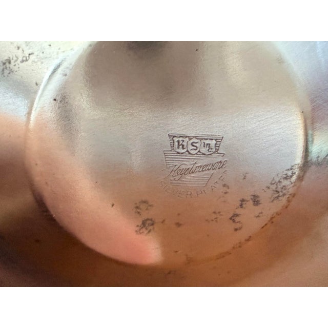 1940’s Swing Arm Silverplate Ice Bucket For Sale - Image 12 of 12