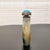 Early 20th Century Mottled Peking Glass Snuff Bottle With Turquoise For Sale - Image 17 of 18