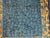 Textile Vibrant Blue Color With Gold Figurative Borders Antique Chinese Peking Rug For Sale - Image 7 of 7
