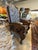 Gothic Early 20th Century Ornately Carved Quarter Sawn Oak Throne Chair For Sale - Image 3 of 9