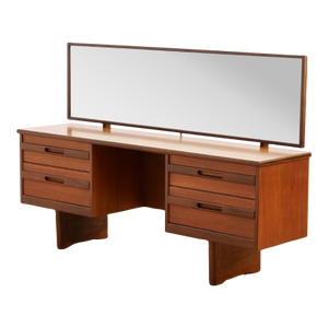 1960s Mid Century Teak Vanity by William Lawrence of Nottingham