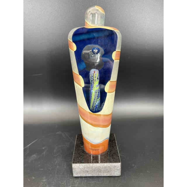 Limited Edition Art Glass Piece by Bertil Vallien for Kosta Boda, 1990s For Sale - Image 8 of 8