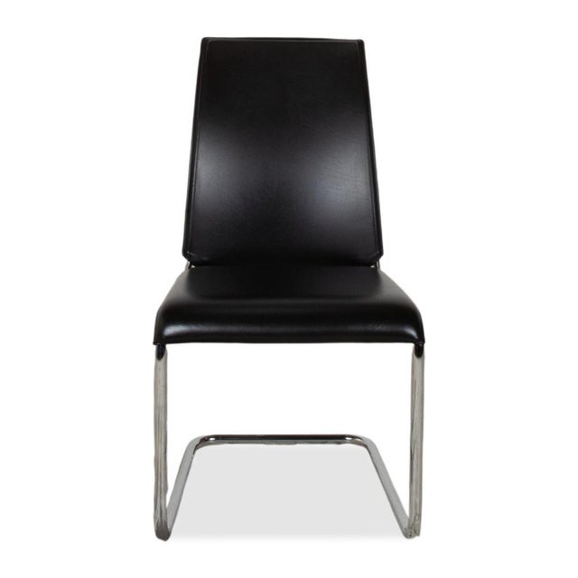 Chairs in Black Leather from Draenert, Set of 6 For Sale - Image 16 of 18