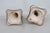 Ceramic Japanese Eosin Glazed Ceramic Figurines Pair of 2 Iridescent Rainbow Sheen 5028b For Sale - Image 7 of 10
