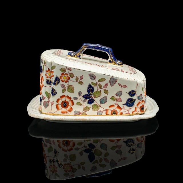 Victorian 1900's Antique Decorative Cheese Keeper For Sale - Image 3 of 10