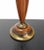 Wood Heavy Carved Walnut and Brass Mid-Century Modern Table Lamps - a Pair For Sale - Image 7 of 8