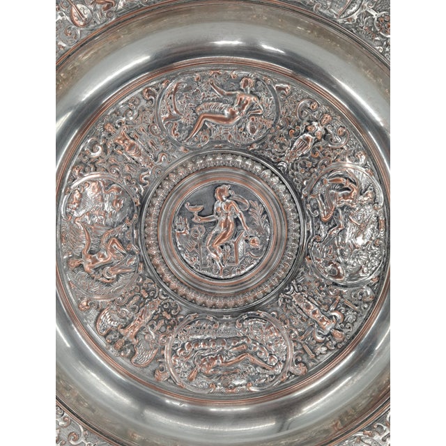 Victorian Elkington Electrotype Charger Plate For Sale - Image 9 of 11
