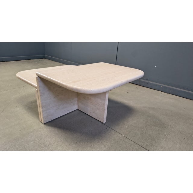 Vintage Travertine Coffee Tables, 1970s, Set of 2 For Sale - Image 6 of 10