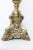 Exceptionally rare set of late 20th Century Baroque biblical altar candlesticks. Heavily weighted and made of solid brass....