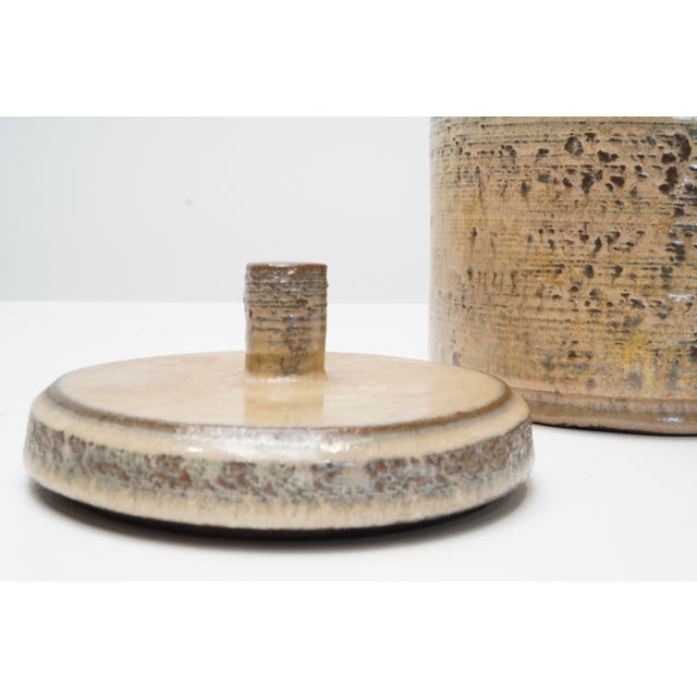 Vintage Belgian Ceramic Pot with Lid by Roger Vandeweghe for Amphora, 1960s For Sale - Image 6 of 8