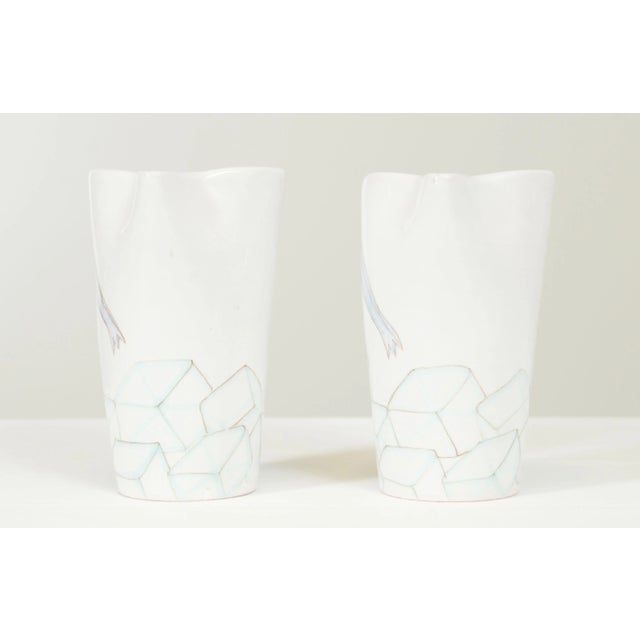 Ernestine Salerno Italian Ceramic Cups- a Pair For Sale - Image 4 of 12