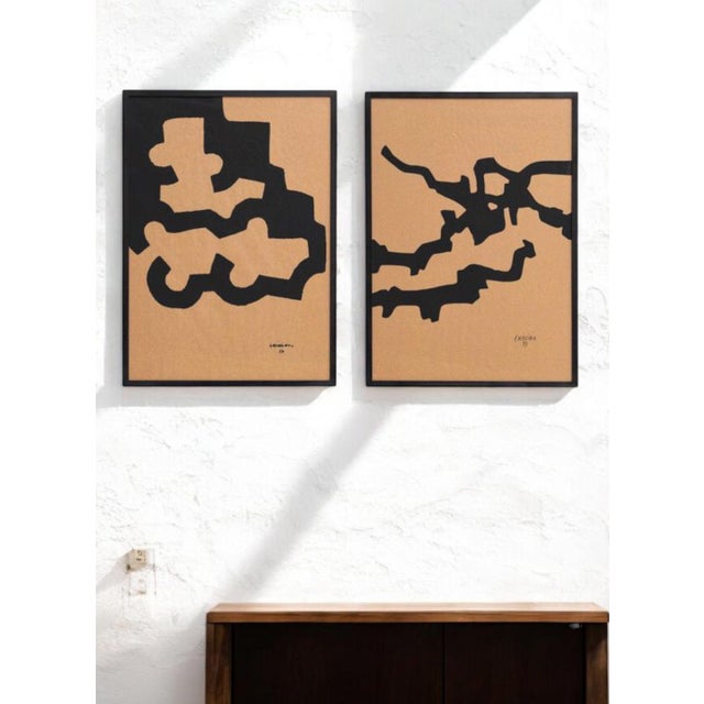 Eduardo Chillida, Compositions, Prints, 1990, Set of 2 For Sale - Image 9 of 9