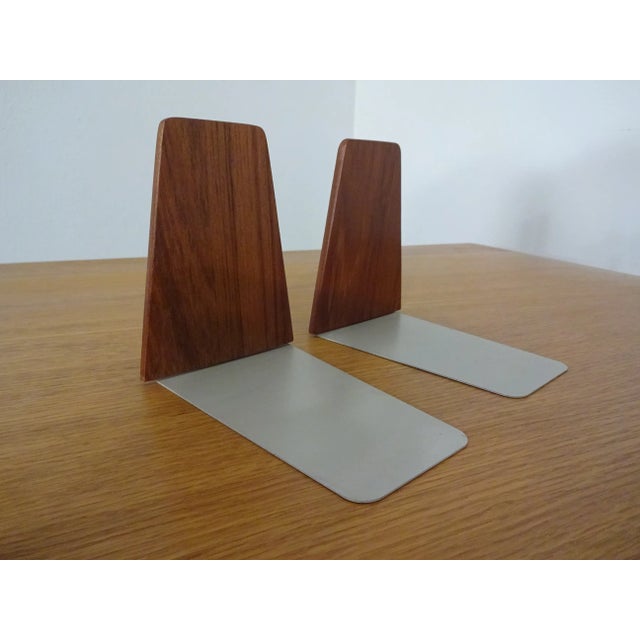 Danish Teak Bookends from Feldballes Møbelfabrik, 1960s, Set of 2 For Sale - Image 13 of 16