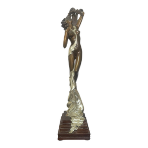 "Primavera" Bronze Sculpture by Angelo Basso