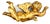 Gold Antique French Giltwood Cherub Putti Sculpture Fragment For Sale - Image 8 of 12