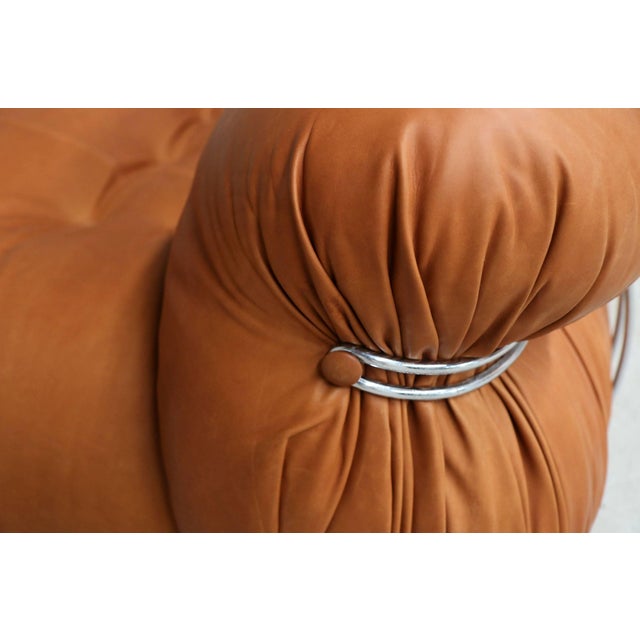 1970s 1970s Vintage Afra & Tobia Scarpa "Soriana" Two-Seater Sofa For Sale - Image 5 of 13