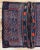 Vintage heavy Moroccan woven wool camel saddle blanket. Both sides displayable, one featuring a contrasting stripe and the...