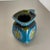 Blue Fat Lava Green & Blue Pottery Vase from Jasba Ceramics, Germany, 1970s For Sale - Image 8 of 15