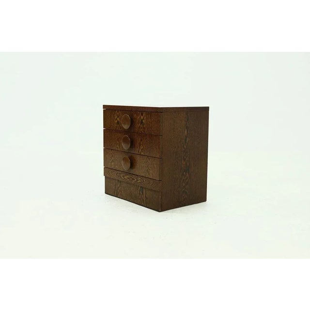 Vintage Wengé Drawer Cabinet, 1960s For Sale - Image 11 of 11